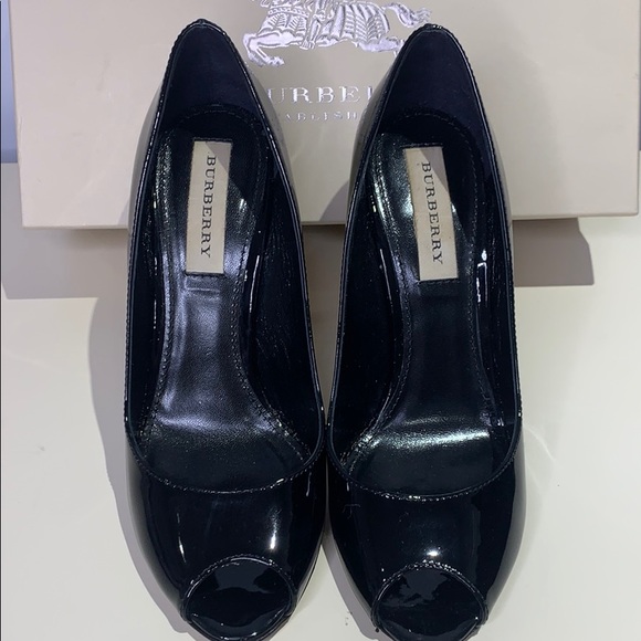 Burberry Kensal 100 Peep Toe Pump - Picture 2 of 9